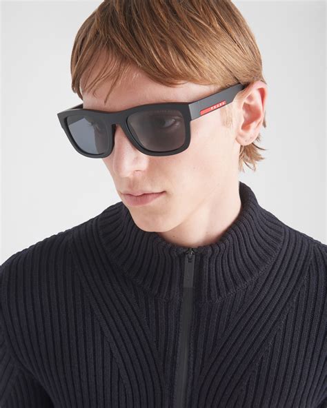 Lens: Black Prada Linea Rossa Active Sunglasses.